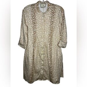 Tuckernuck The Antelope Royal Cotton Shirt Dress – Size Small